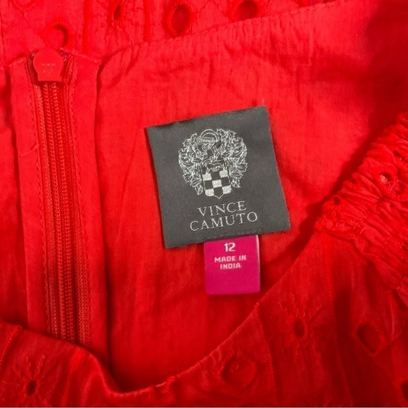 VINCE Camuto Cotton Eyelet Dress. - Picture 12 of 12